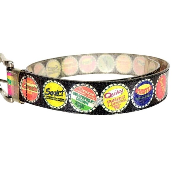Vintage 20s 30s Soda Pop Tops Squirt Crush Quicky Plastic Belt Unisex Adult Rare main image 8